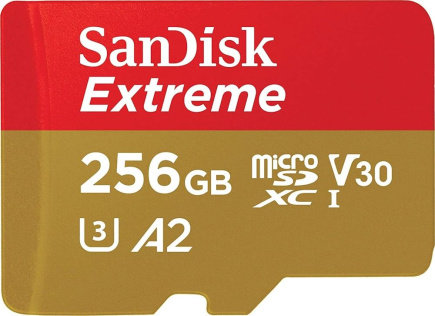 MEMORY MICRO SDXC 256GB UHS-I/W/A SDSQXAV-256G-GN6MA SANDISK