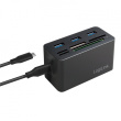 LogiLink USB3.2 Gen 1 docking sta tion, 8-port, mini,blac