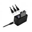 LogiLink USB3.2 Gen 1 docking sta tion, 8-port, mini,blac