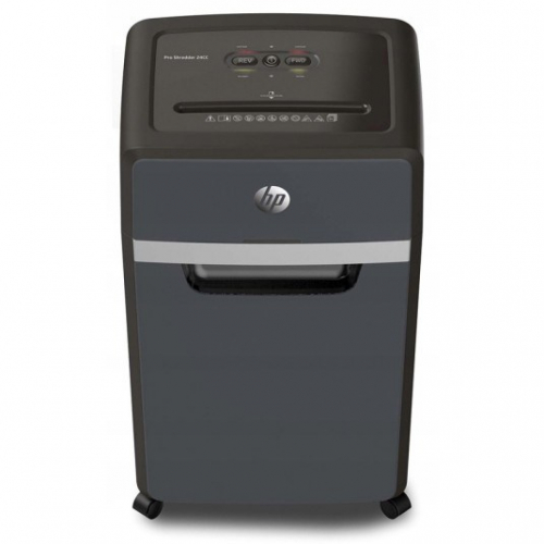 HP PRO SHREDDER 24CC, P-4, 24 cards, 30l, dark grey