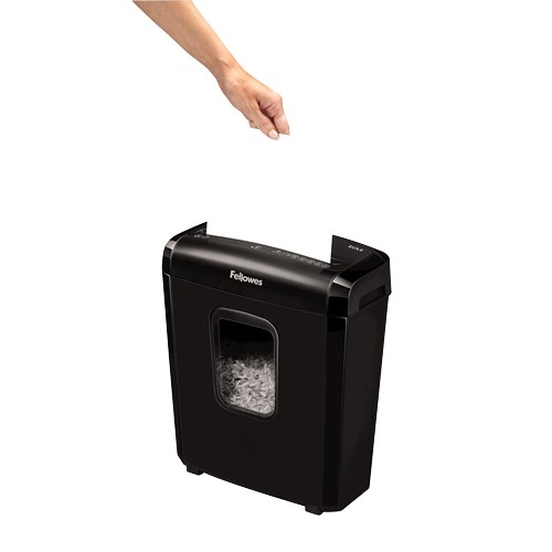 Powershred | 6M | Black | 13 L | Credit cards shredding | dB | Paper handling standard/output 6 sheets per pass | Mini-Cut Shredder | Warranty 24 month(s)