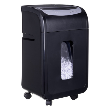 Shredder Activejet ASH-2502C, P-4, 28 l, shreds 4x40 mm, black