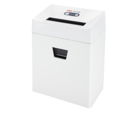 HSM Pure 320 paper shredder Particle-cut shredding 23 cm White