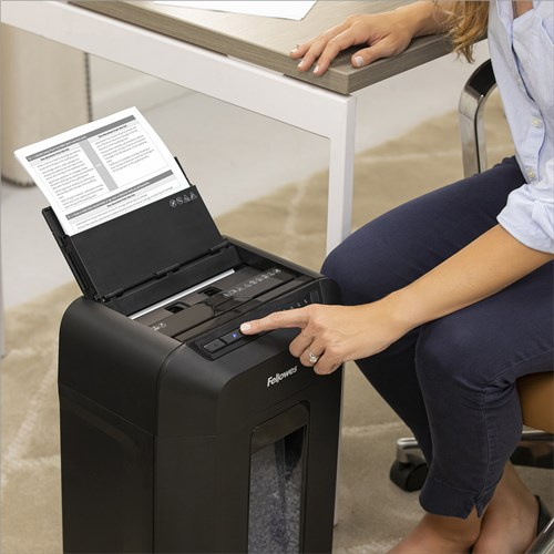 Fellowes AutoMax 90M paper shredder Micro-cut shredding Must