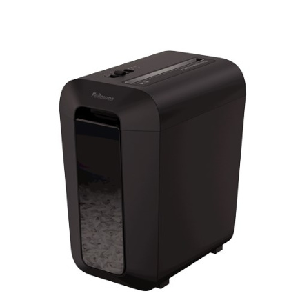 Fellowes LX65 paper shredder Cross shredding 4 cm Must