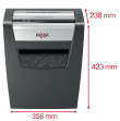Rexel Momentum X312 paper shredder Particle-cut shredding Must, Grey