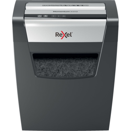 Rexel Momentum X312 paper shredder Particle-cut shredding Must, Grey