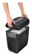 Powershred | 60Cs | Black | 22 L | Credit cards shredding | 75 dB | Paper handling standard/output 10 sheets per pass | Cross-Cut Shredder | Warranty 24 month(s)