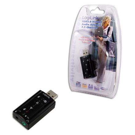 Logilink | USB Audio adapter, 7.1 sound effect UA0078
