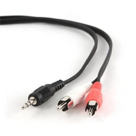 Cablexpert | 2.5m, 3.5mm/2xRCA, M/M | 3.5mm | 2 x RCA