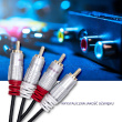 Qoltec Cable 2xRCA male 2xRCA male