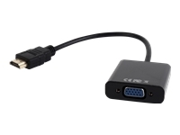 GEMBIRD A-HDMI-VGA-03 adapter HDMI-AM ->VGA F + audio on cable black