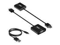 CLUB 3D HDMI 1.4 To VGA Active Adapter With Audio M/F