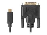 LANBERG Cable USB-C M ->DVI-D 24+1 M 3m black