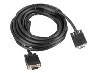  Lanberg - VGA cable - HD-15 (VGA) (M) to HD-15 (VGA) (M) - 5 m - thumbscrews - black