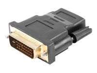 LANBERG AD-0010-BK Lanberg adapter HDMI (F) - DVI-D (M) 24+1 Dual Link