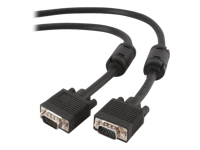 GEMBIRD CC-PPVGA-6B Gembird VGA HD15m/HD15m dual-shielded w/2 ferrite core 6ft cable BLACK