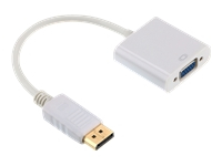 GEMBIRD A-DPM-VGAF-02-W Gembird adapter displayport 1.1->VGA, on cable, white