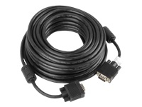 LANBERG CA-VGAC-10CC-0150-B Lanberg cable VGA M/M shielded with ferrite 15m black