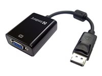 SANDBERG Adapter DisplayPort>VGA. Converts a DisplayPort output to a VGA output.