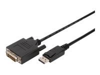 ASSMANN adaptorcable DisplayPort DVI-D 24+1 M/M digital Full HD Dual Link 3m AWG32