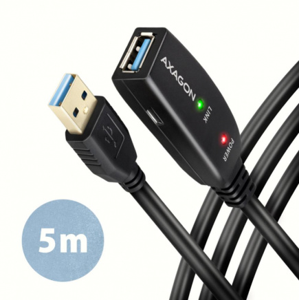 CABLE USB3.2 A-M/A-F ACTIVE/5M ADR-305 AXAGON