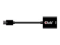CLUB 3D DisplayPort 1.1A Male To VGA Female Active Adapter Черный
