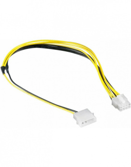 Goobay 50694 PC power cable/adapter; 5.25 inch male to EPS; 8-pin, 0.45m