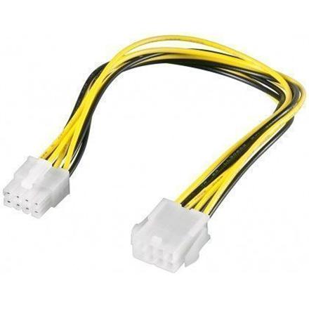 Goobay CAK S-12 - CPU Power extension cable - 8 pin internal power (M) to 8 pin internal power (F) - 28 cm 