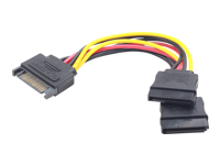 GEMBIRD CC-SATAM2F-01 Gembird cable power SATA 15 pin -> 2x SATA HDD - straight