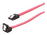 GEMBIRD CC-SATAM-DATA90-0.1M Gembird Serial ATA III 10 cm Data Cable with 90 degree bent, metal clips, red