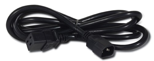 APC C19/C14 2m Black C14 coupler C19 coupler