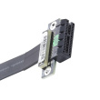 10Gtek PCIe 3.0 Extension Riser Cable, X1 to X1, M to F, 180° to 180°, Cable Length 20 cm