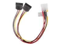 LANBERG CA-HDSA-11CU-0030 Lanberg power cable MOLEX(M)->SATA(F) x2 30cm