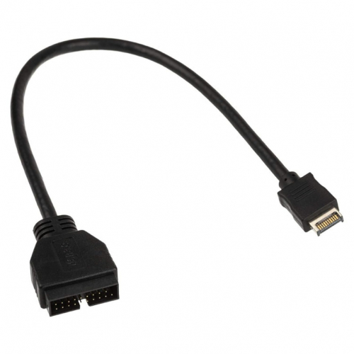 KOLINK Cable Adaptor from USB-C 3.1 internal header to USB 3.0 Internal - 25 cm - Black