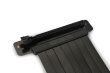 PHANTEKS PCIe x16 Riser Ribbon Cable, 90 degrees, 22cm - black
