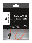 Gembird CC-SATAM-DATA SATA cable 0.5 m Черный, Red