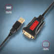 AXAGON ADS-1PSN Adapter Prolific USB2.0 > RS-232 seri