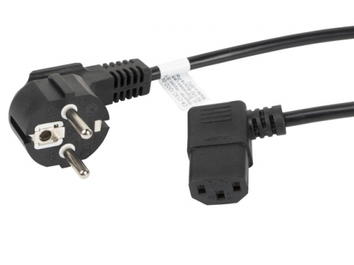 Lanberg CA-C13C-12CC-0018-BK power cable Black 2 m C13 coupler CEE7/7