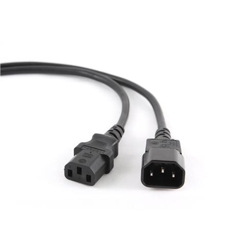 Cablexpert | PC-189-VDE power extension cable 1.8 meter | Black C14 coupler | C14 coupler PC-189-VDE