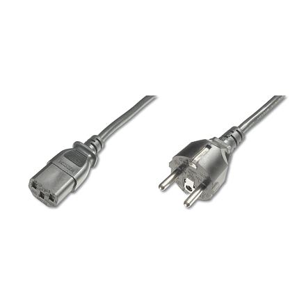 Digitus | Power Cord Cable | Power Cord, Schuko (CEE 7/7) - C13 M/F, H05VVF3G 0.75qmm | Black AK-440110-012-S