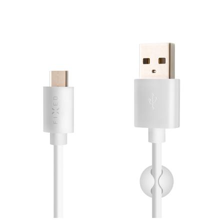 Fixed | Data And Charging Cable With USB/USB-C Connectors | White FIXD-UC-WH