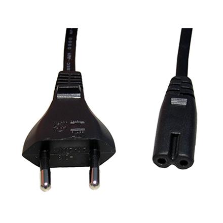 Cablexpert | Power cord (C7), VDE approved | Black Power plug type C PC-184-VDE