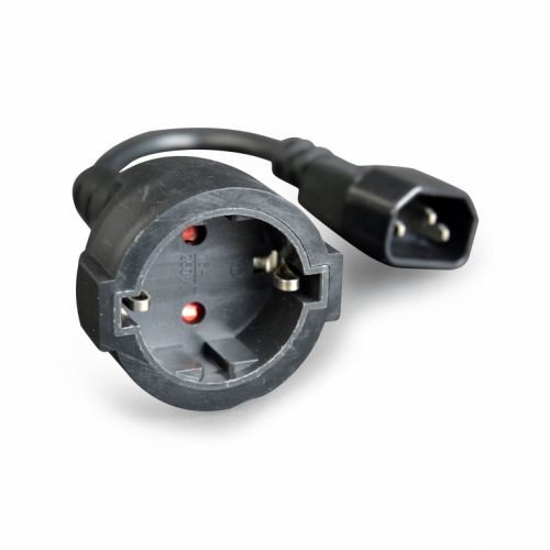 Gembird power adapter IEC320 C14 -> SCHUKO (F) on a 15 cm cable