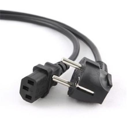 Cablexpert | Power cord (C13), VDE approved | Black PC-186-VDE