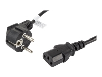 LANBERG Power cord CEE 7/7->IEC 320 C13 1.8m straight