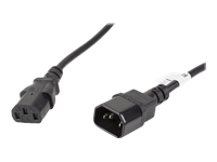 LANBERG CA-C13E-11CC-0050-BK Lanberg extension power cable C13-> C14 5m VDE