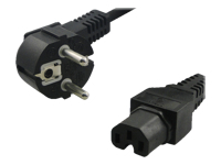 LOGILINK CP105 LOGILINK - Power cord, safety plug 90° to IEC C15 female, 2m, black