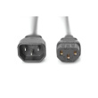 Digitus | Power Cord extension cable  C13 - C14, | AK-440201-018-S | Black AK-440201-018-S