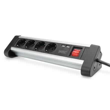 Digitus | Office Power Strip | DA-70614 | Silver/Black DA-70614